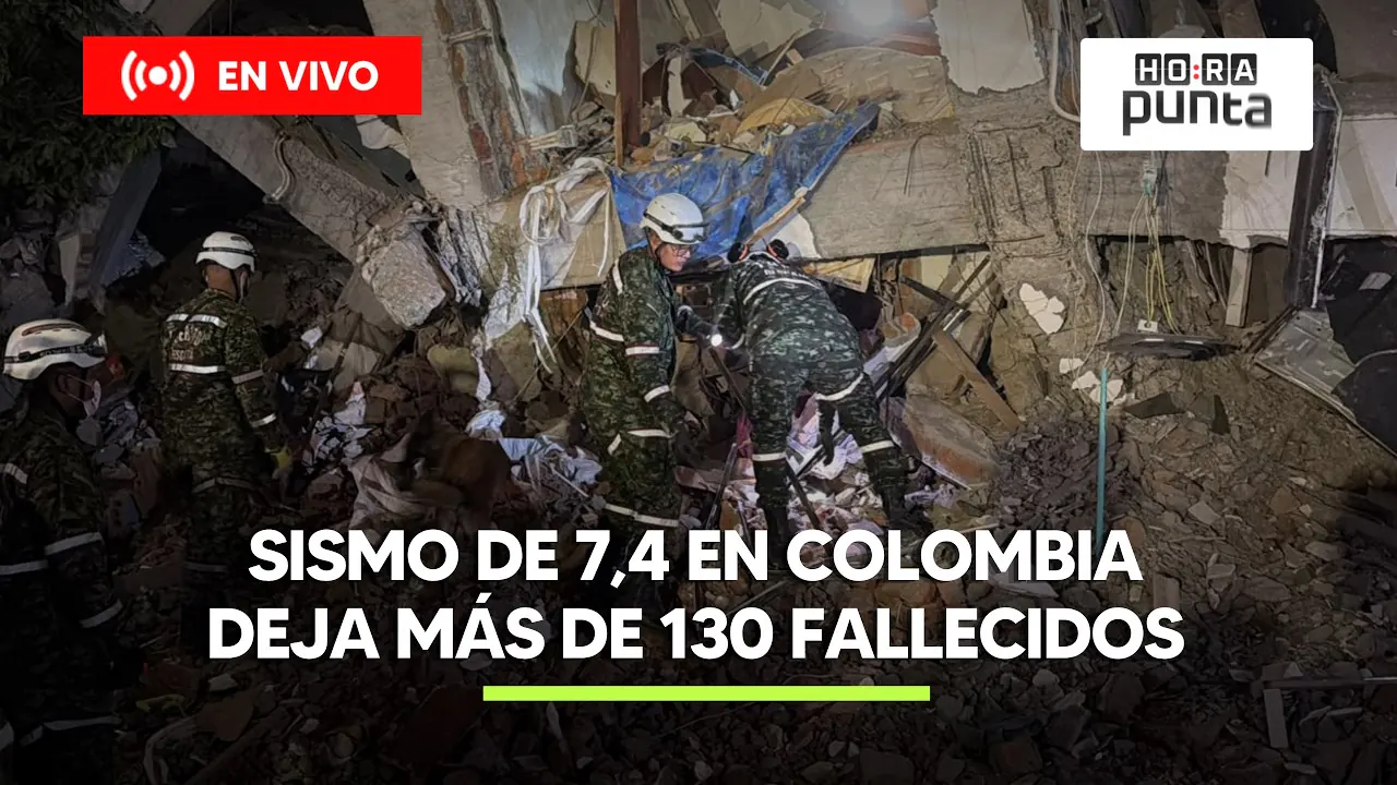 Reproducir: TERREMOTO EN COLOMBIA: CONTINÚAN LAS LABORES DE RESCATE | HORA PUNTA