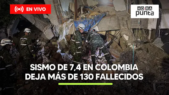TERREMOTO EN COLOMBIA: CONTINÚAN LAS LABORES DE RESCATE | HORA PUNTA