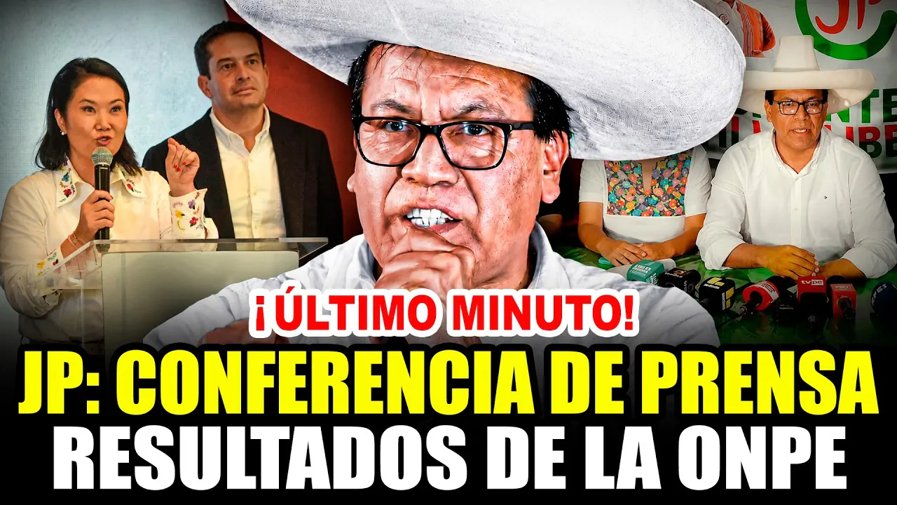 Reproducir: 🔴¡ÚLTIMO MINUTO! ROBERTO SÁNCHEZ: JP SE PRONUNCIA TRAS RESULTADOS DE LA ONPE 09/06