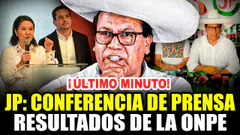 ¡ÚLTIMO MINUTO! ROBERTO SÁNCHEZ: JP SE PRONUNCIA TRAS RESULTADOS DE LA ONPE 09/06