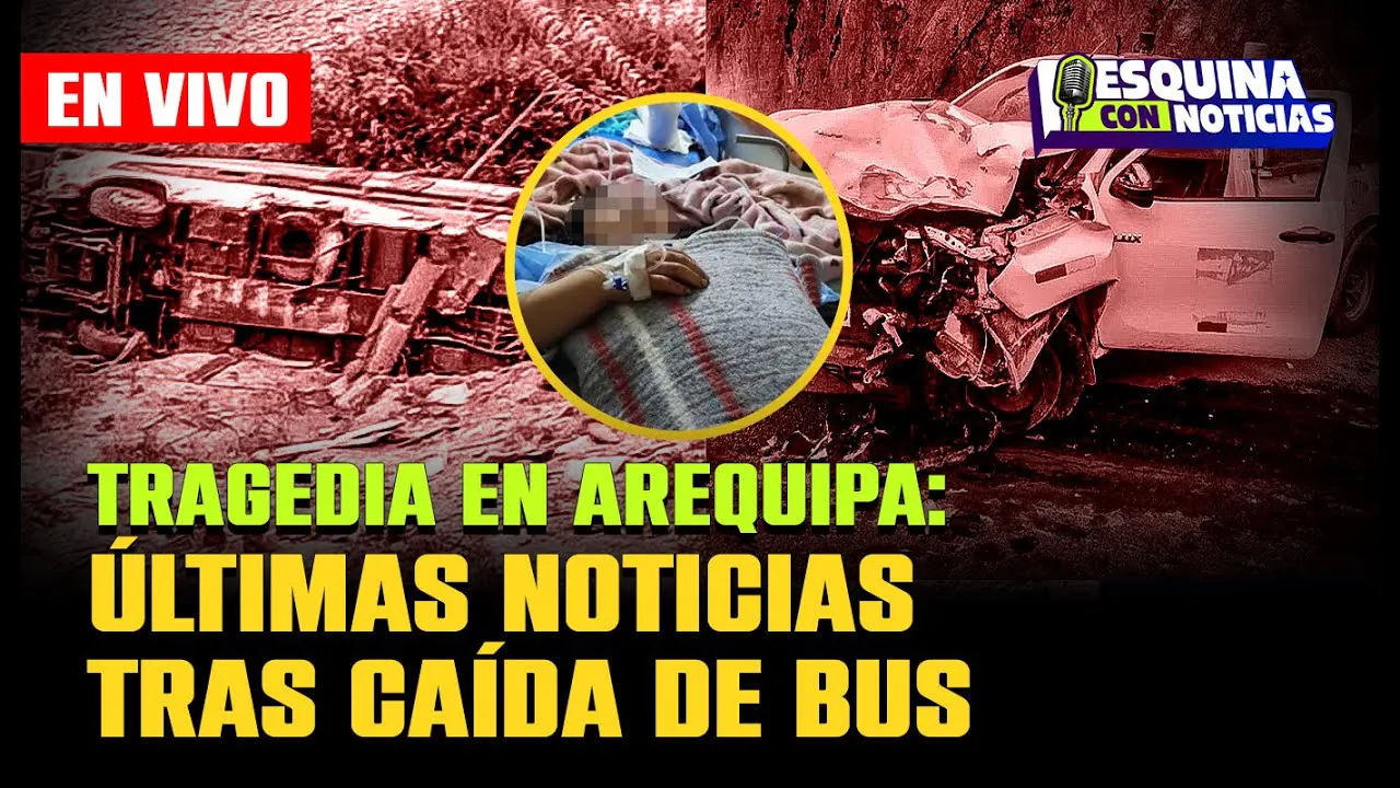 Reproducir: ¡Tragedia en Arequipa! 37 muertos por caída de bus interprovincial  | #esquinaconnoticias