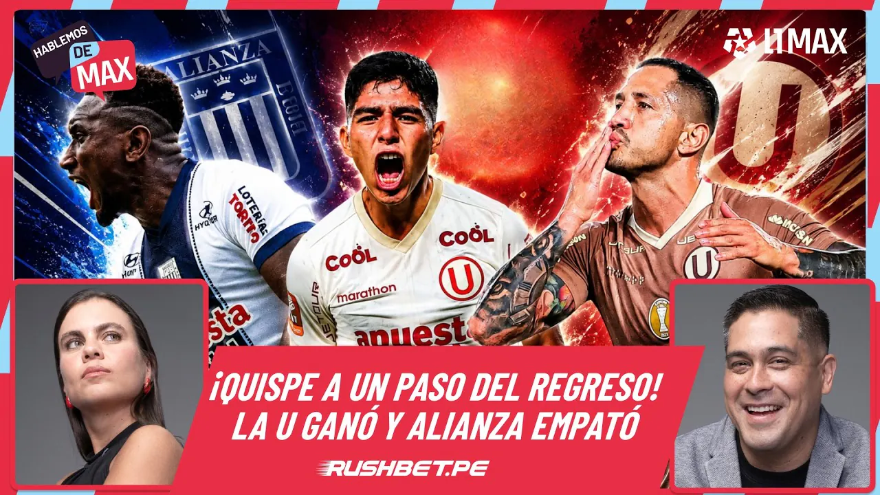 Reproducir: 🔴¡QUISPE A UN PASO DEL REGRESO! LAPADULA DEBUTÓ CON GOL Y ALIANZA EMPATÓ |EN VIVO - HABLEMOS DE MAX