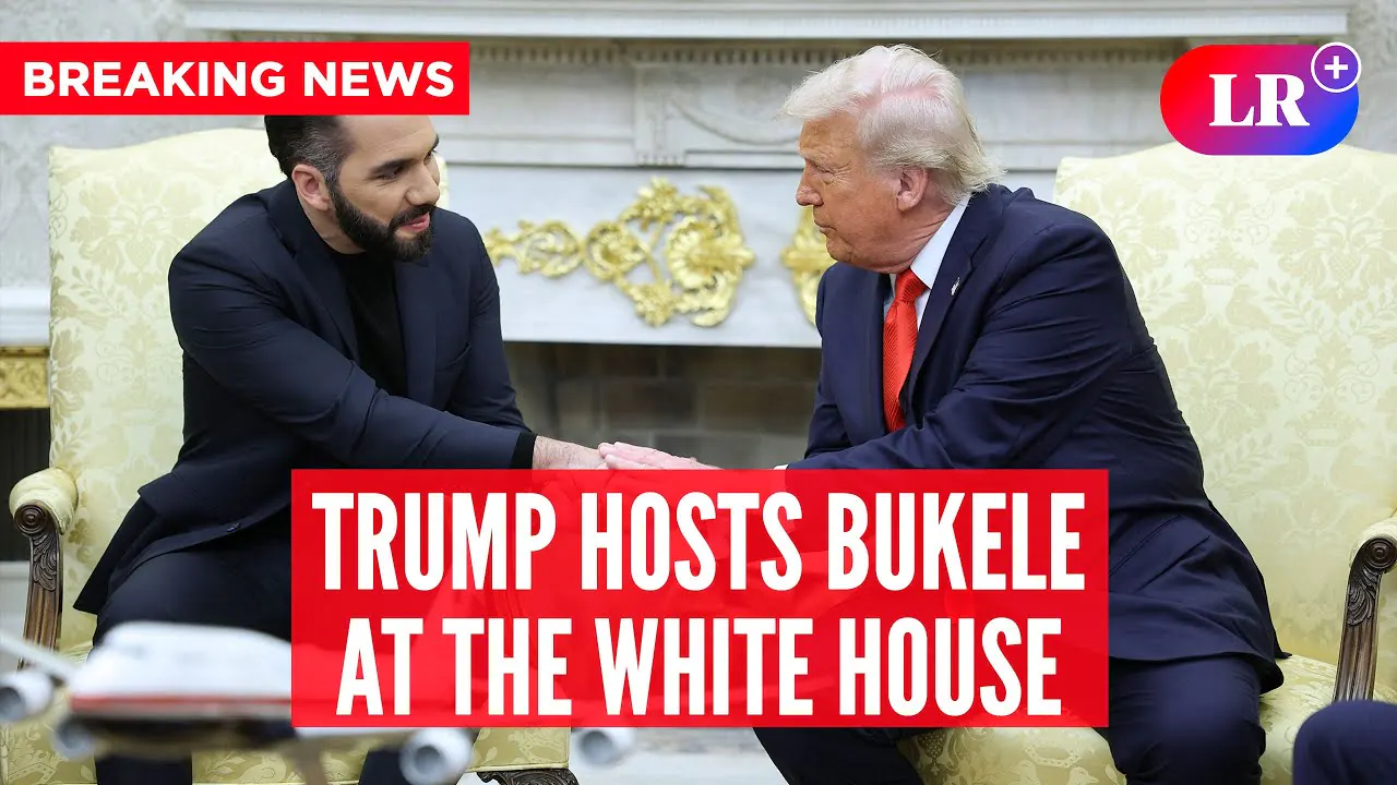 Reproducir: 🔴 Donald TRUMP recibe a NAYIB BUKELE en la CASA BLANCA