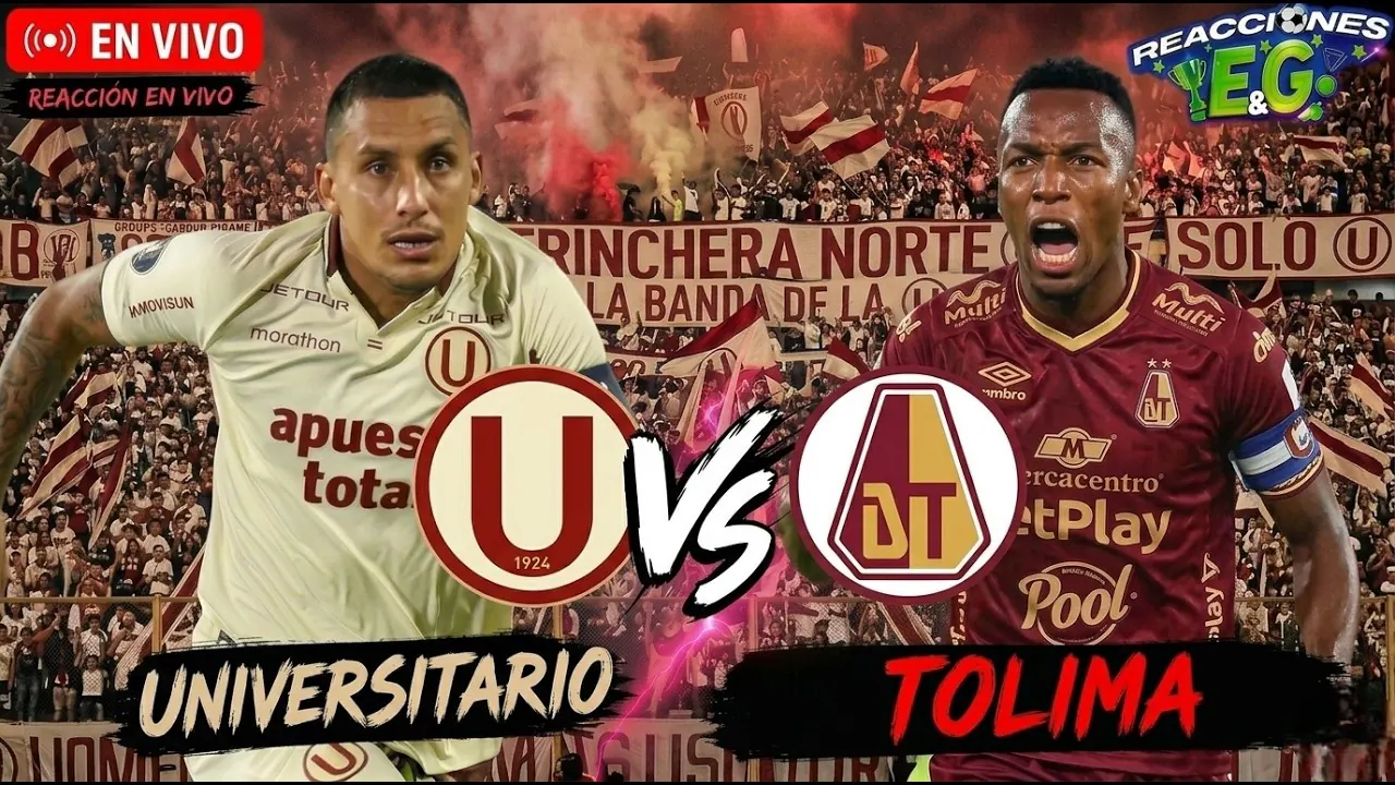 Reproducir: [REACCION] UNIVERSITARIO VS DEP. TOLIMA EN VIVO |  A UN PASO DE LA CLASIFICACIÓN A OCTAVOS 🔥
