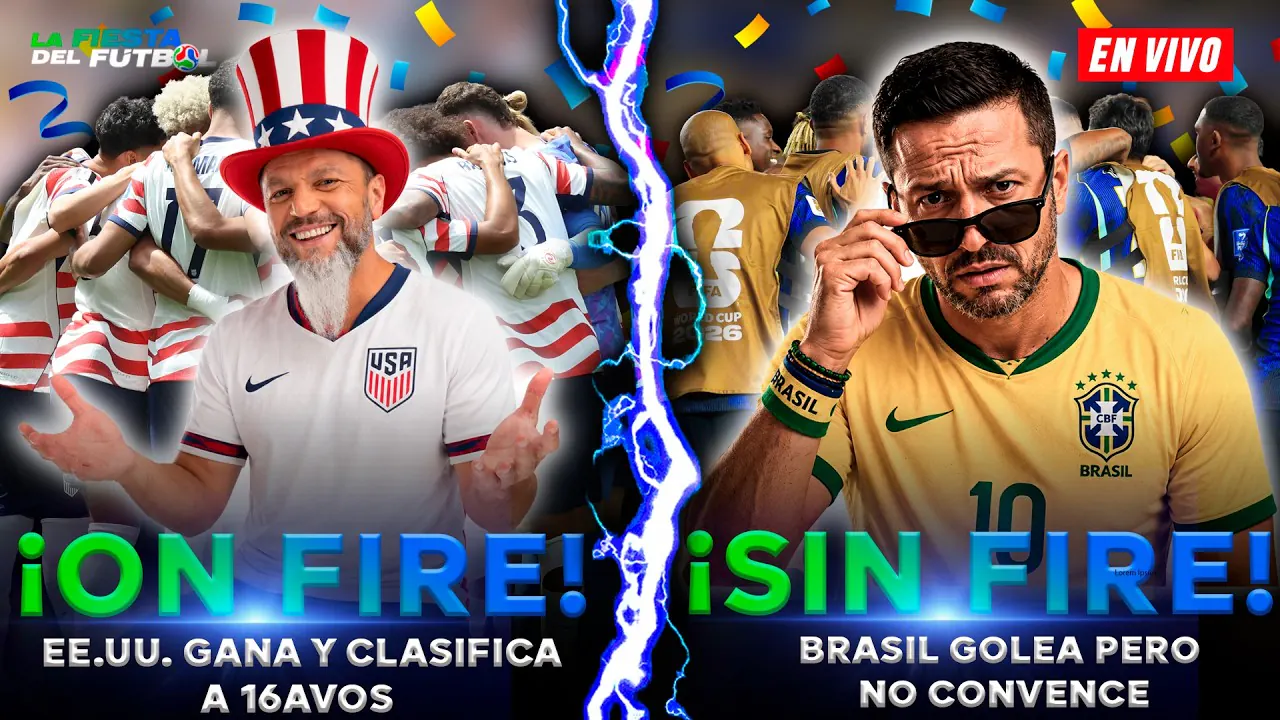 Reproducir: 🔥🇺🇲🇧🇷 EE.UU. SE CONVIERTE EN EL SEGUNDO ANFITRIÓN CLASIFICADO | BRASIL GANA SIN 'JOGO BONITO' #LFDF