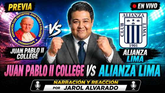 JUAN PABLO II COLLEGE vs ALIANZA LIMA | FECHA 8 DEL TORNEO CLAUSURA | LIGA 1