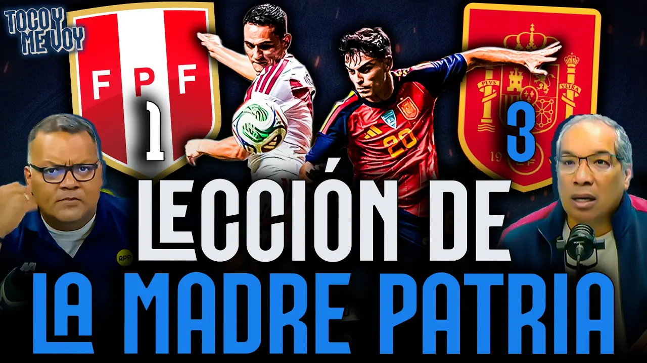 Reproducir: #ENVIVO | 🔴 PERÚ  1 - 3 ESPAÑA: DURA PRUEBA DE LA BICOLOR #TYMV