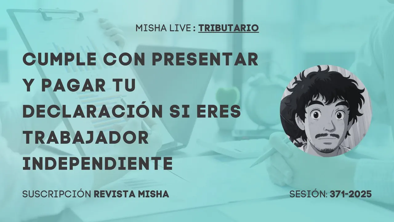 Reproducir: Cumple con presentar y pagar tu declaración si eres Trabajador Independiente