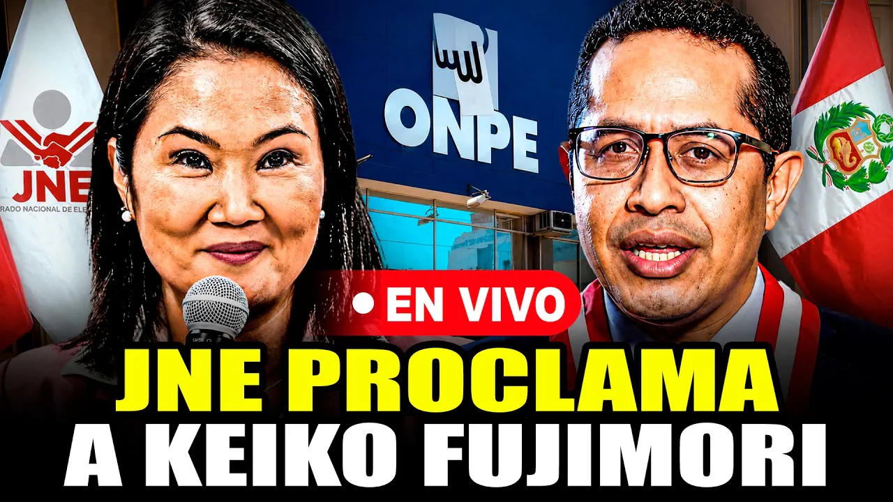 Reproducir: 🔴¡ÚLTIMO MINUTO! JNE PROCLAMA A KEIKO FUJIMORI: ¿PRESIDENTA NO LEGÍTIMA? 03/07