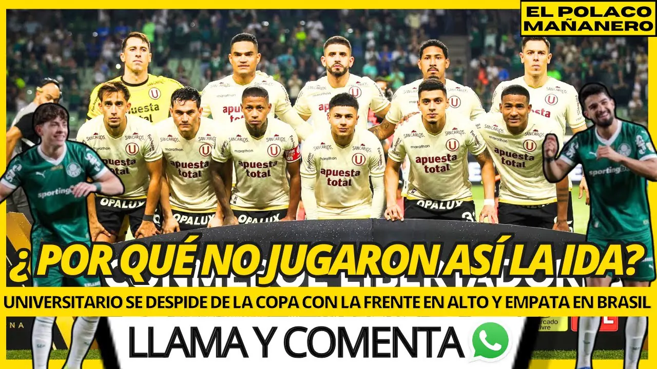 Reproducir: PALMEIRAS (0-0) UNIVERSITARIO : SE VIENE EL CLÁSICO - LOCO HDC