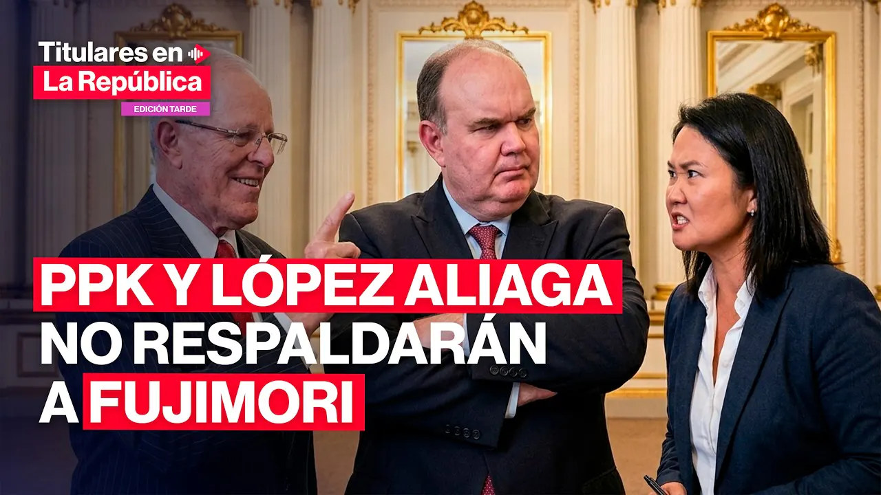 Reproducir: 🔴PKK aclara que no respalda a FUJIMORI y LÓPEZ ALIAGA le quita endose de votos a FP |  #TLR