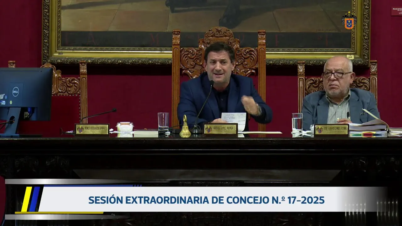 Reproducir: SESIÓN ORDINARIA DE CONCEJO N.º 13-2025 | 17 de julio.