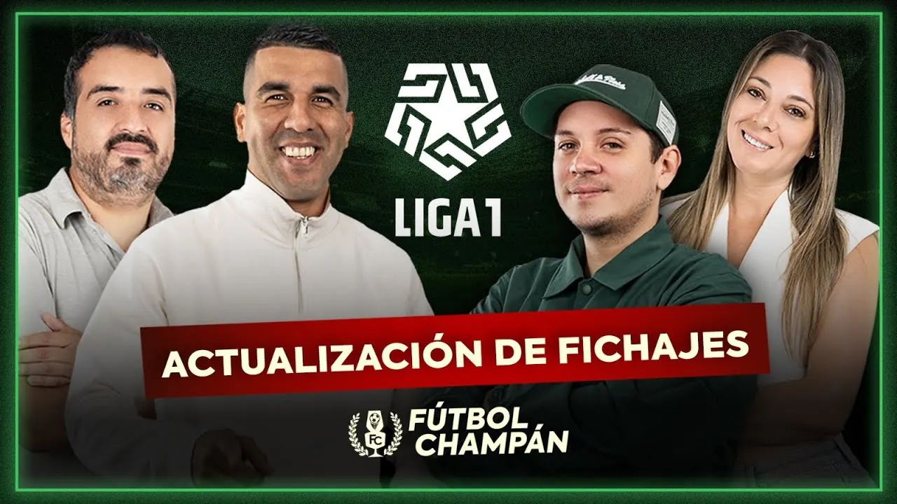 Reproducir: FÚTBOL CHAMPÁN EN VIVO CON PAULO ALBARRACÍN, ENRIQUE DE LA ROSA, JORGE CUBA Y VANESSA ALMENARA