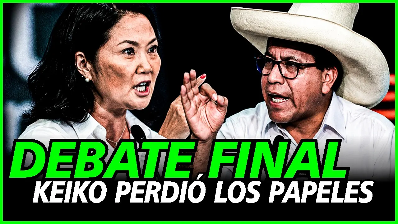 Reproducir: 😱KEIKO Y SÁNCHEZ DEBATE FINAL SIMULACRO DE VOTACIÓN DE INFARTO.