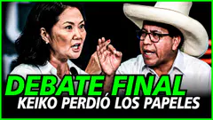 KEIKO Y SÁNCHEZ DEBATE FINAL SIMULACRO DE VOTACIÓN DE INFARTO.