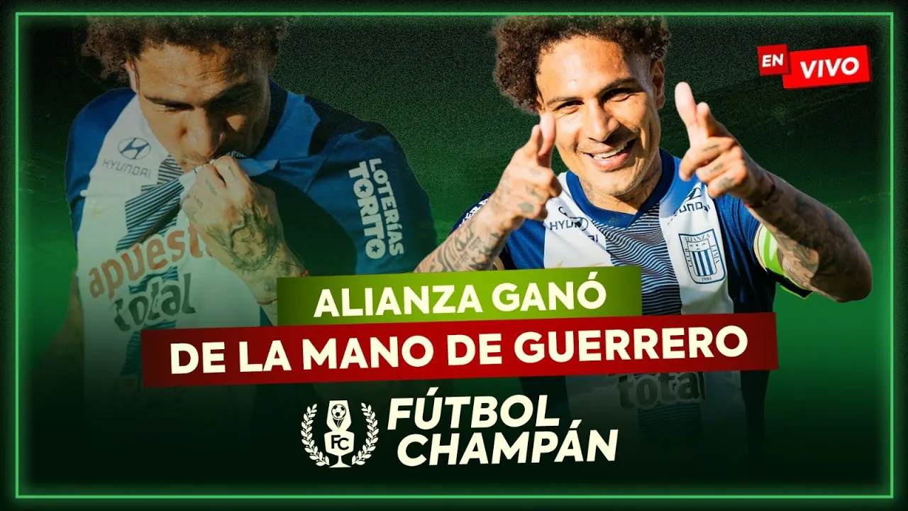 Reproducir: FÚTBOL CHAMPÁN: CLASE DE GUERRERO EN ANDAHUAYLAS PARA QUE ALIANZA PELEE POR SER EL 2DO DEL ACUMULADO