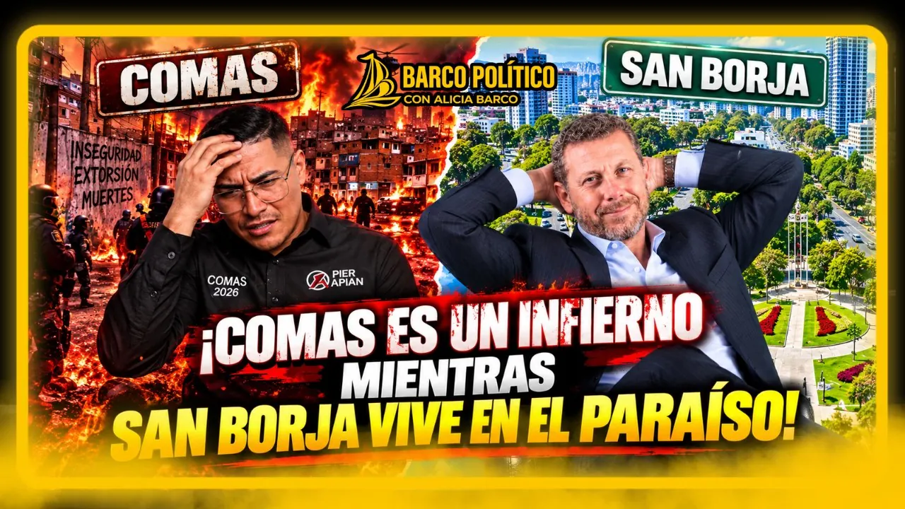 Reproducir: ¡COMAS ES UN INFIERNO MIENTRAS SAN BORJA VIVE EN EL PARAÍSO! | BARCO POLÍTICO⛵