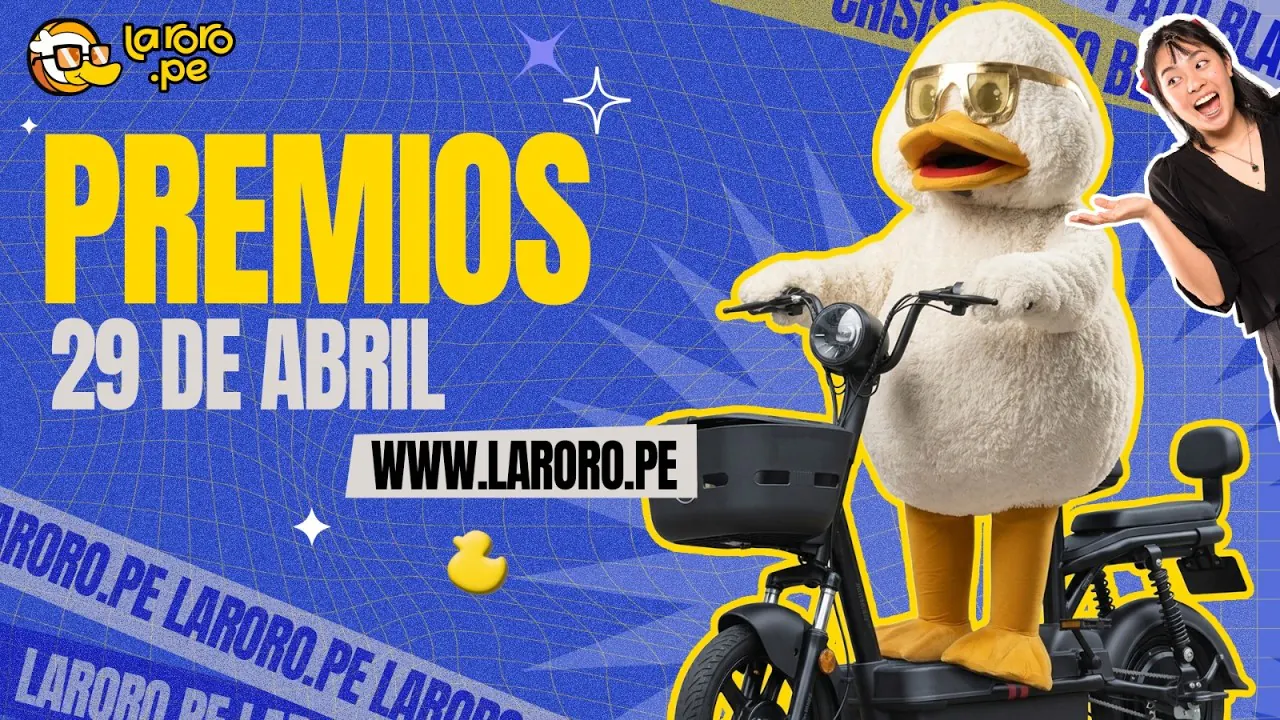 Reproducir: PREMIOS LARORO.PE 29 ABRIL | LARORO.PE 🦆