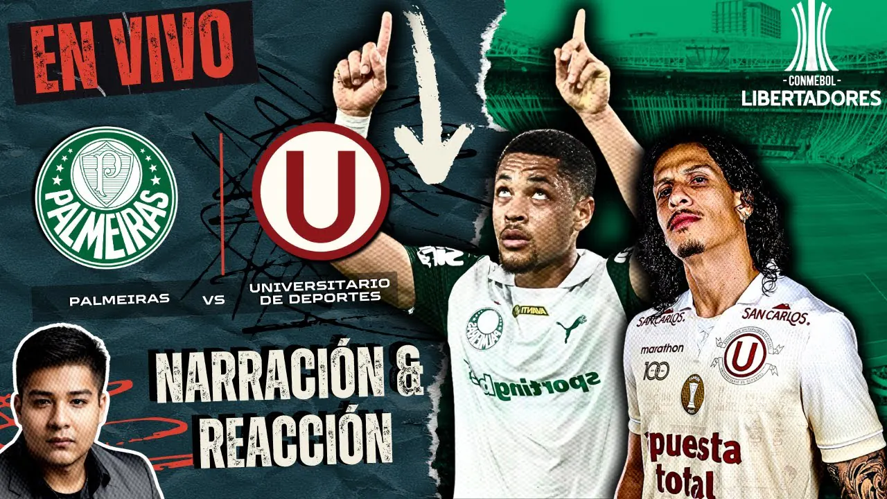 Reproducir: ⚽ #PALMEIRAS #VS #UNIVERSITARIO ⭐ #COPA #LIBERTADORES 🏆 #CONMEBOL - #NARRACIÓN