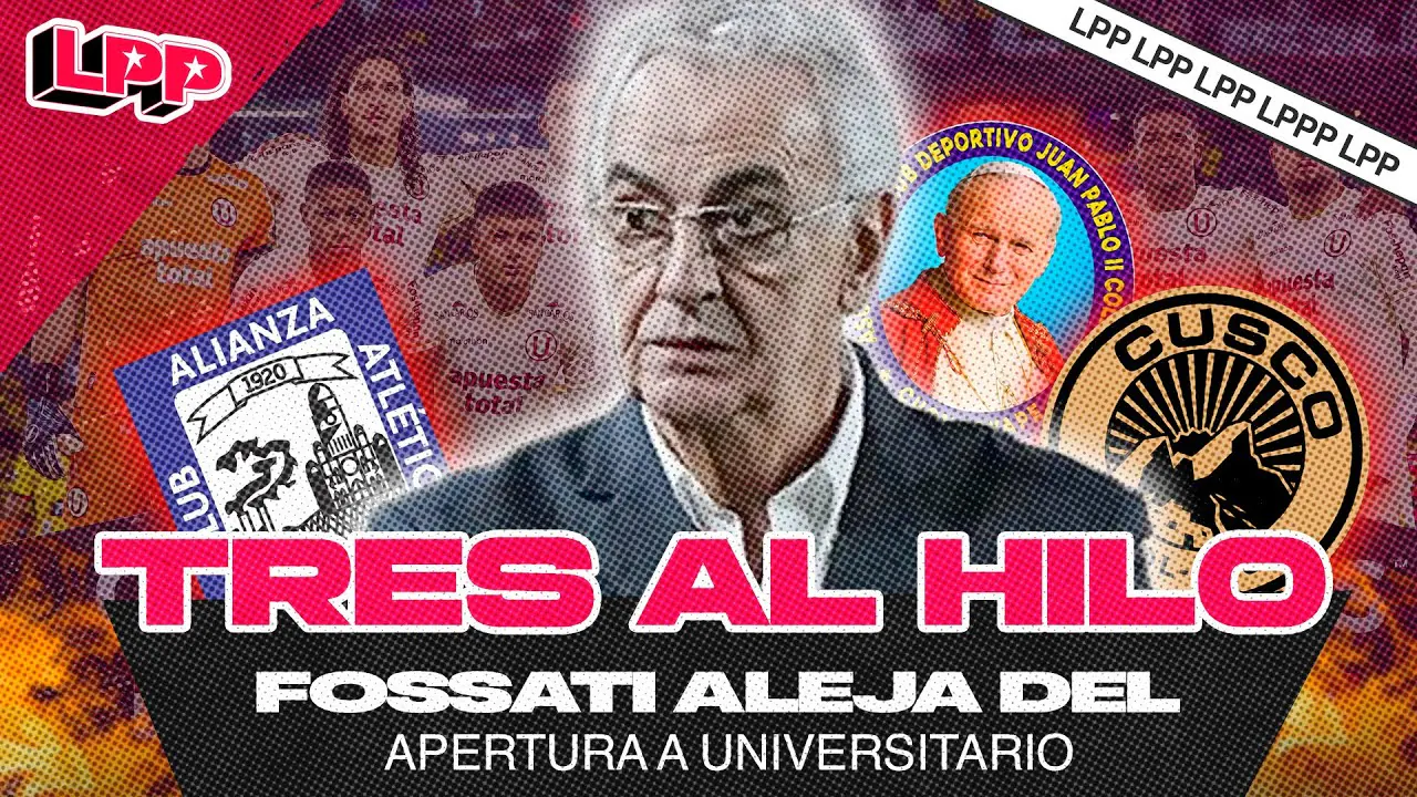 Reproducir: FOSSATI HUNDE A UNIVERSITARIO | LPP ⚽