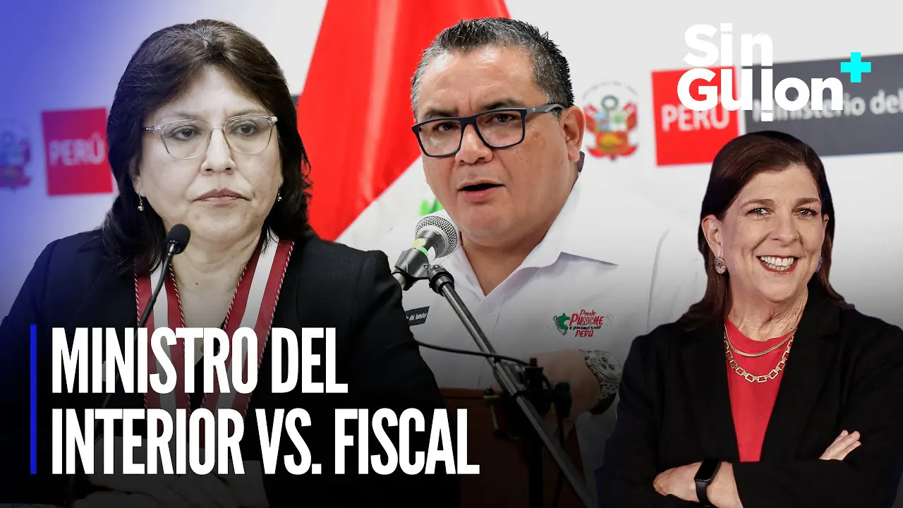 Reproducir: Ministro del Interior versus fiscal | Sin Guion con Rosa María Palacios