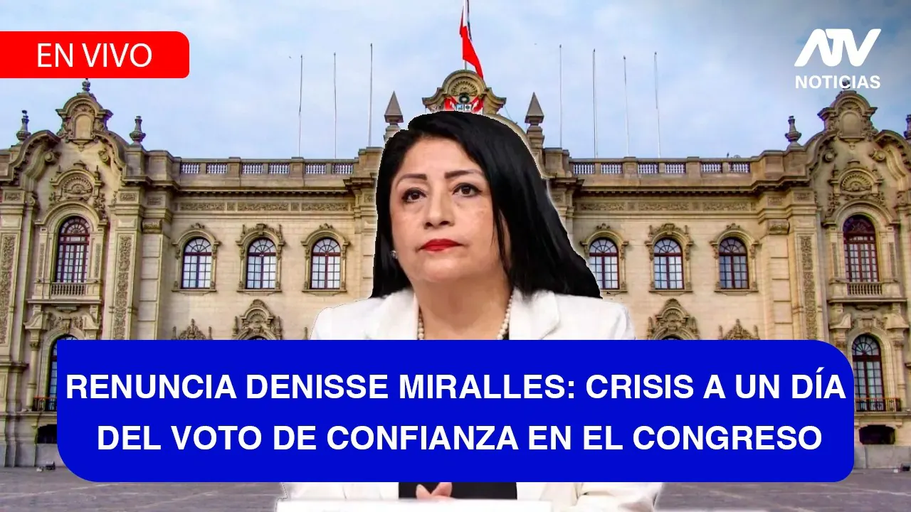 Reproducir: Fe de Erratas: RENUNCIA DENISSE MIRALLES: CRISIS A UN DÍA DEL VOTO DE CONFIANZA EN EL CONGRESO- ATV+