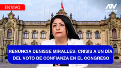 Fe de Erratas: RENUNCIA DENISSE MIRALLES: CRISIS A UN DÍA DEL VOTO DE CONFIANZA EN EL CONGRESO- ATV+
