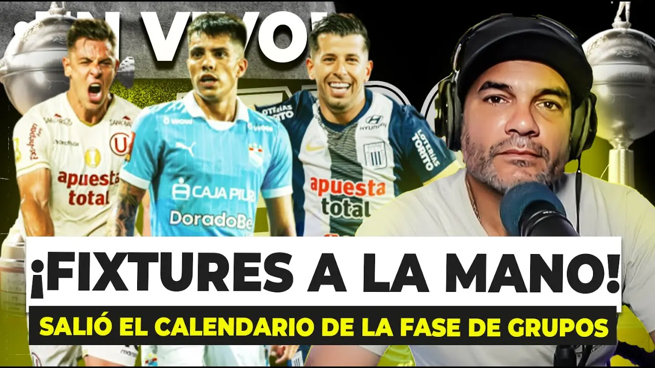 Reproducir: FIXTURES CONFIRMADOS PARA PERUANOS EN LA LIBERTADORES  | COKI GONZÁLES #ENVIVO ESTÁN PASANDO COSAS