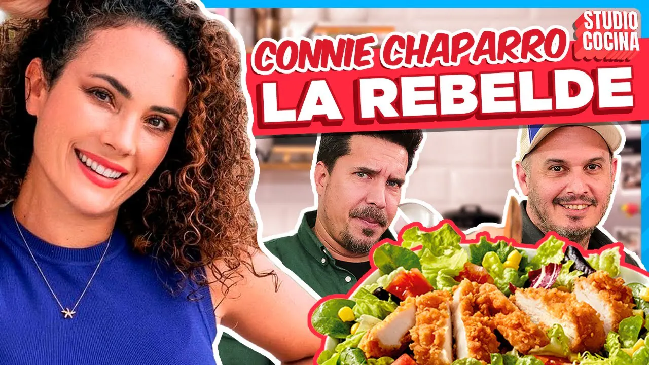 Reproducir: CONNIE CHAPARRO, EL PRECIO ES SOLO UN NÚMERO 🫰 I Pollo crujiente con ensalada I Studio Cocina