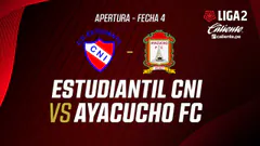 EN VIVO | ESTUDIANTIL CNI VS AYACUCHO FC | APERTURA LIGA 2 | FECHA 4