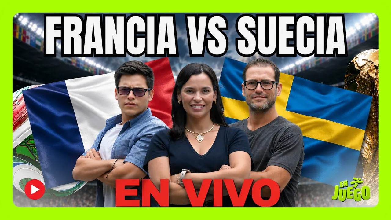 Reproducir: 🔴 EN VIVO: FRANCIA VS SUECIA | VICTORIAS SUDAMERICANAS | CARABALÍ SE FUE DE LA U | #EN JUEGO
