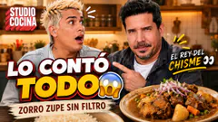 EL ZORRO ZUPE LLEGÓ CON TODOS LOS CHISMES | Studio Cocina