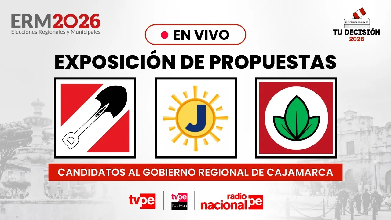 Reproducir: Candidatos al gobierno regional de Cajamarca: Venceremos, Cajamarca Renace y Acción Popular