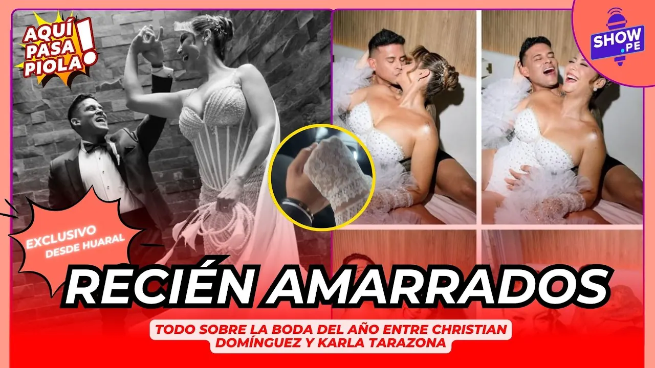 Reproducir: 🔥RECIÉN AMARRADOS: TODO SOBRE LA BODA DE CHRISTIAN DOMÍNGUEZ Y KARLA TARAZONA 😱🔥