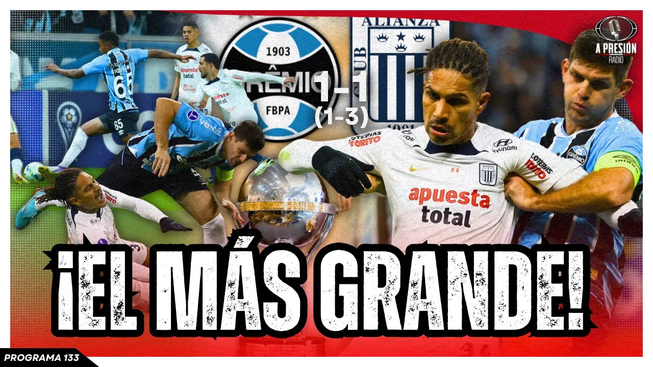Reproducir: 🔴 EN VIVO: GREMIO VS. ALIANZA LIMA (COPA SUDAMERICANA)