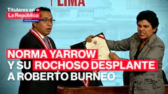 NORMA YARROW protagoniza FALTA DE RESPETO a Roberto Burneo durante entrega de credenciales #tlr