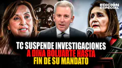 #EnVivo Dina Boluarte: TC ordena suspender las investigaciones contra la presidente