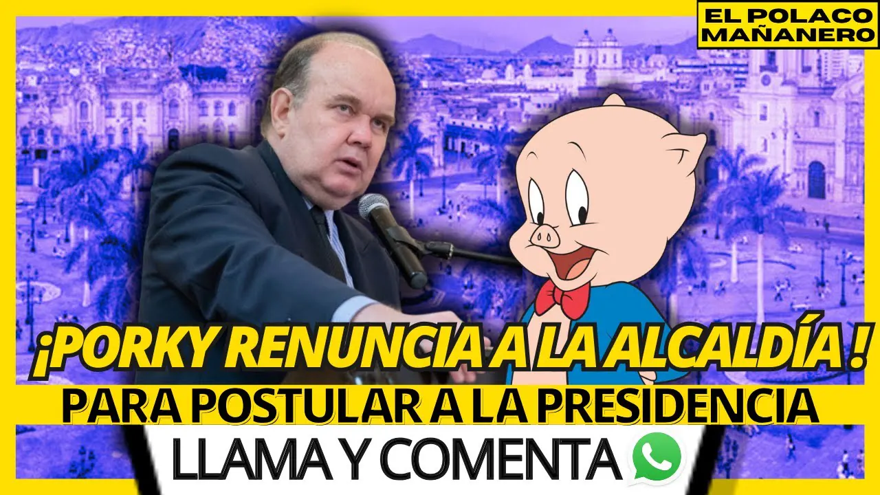 Reproducir: LÓPEZ ALIAGA RENUNCIA A LA ALCALDÍA POR IR A LA PRESIDENCIA