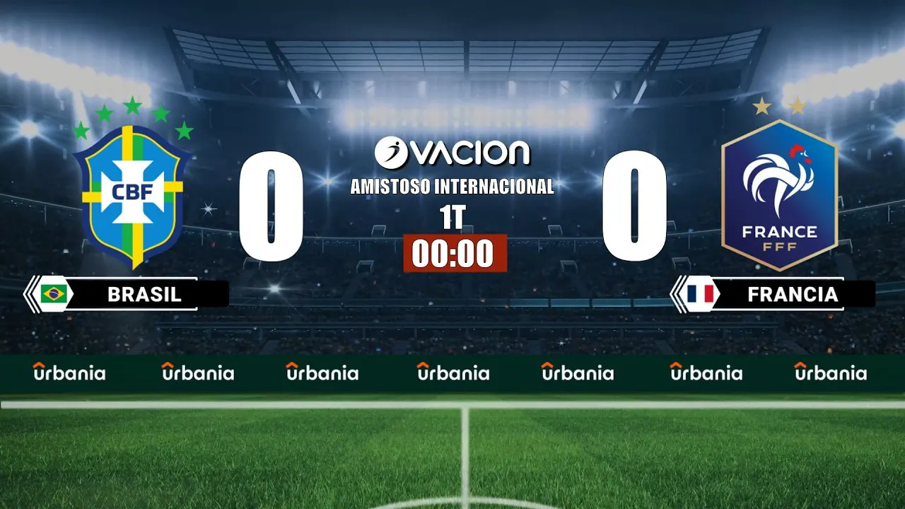 Reproducir: BRASIL VS FRANCIA por RADIO OVACION | AMISTOSO INTERNACIONAL