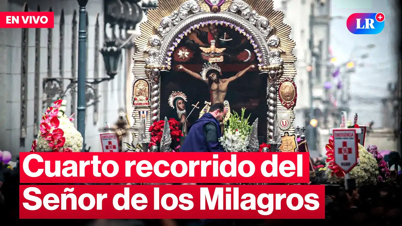 Reproducir: 🔴Señor de los Milagros recorre el Callao este domingo 26 de octubre | #LR