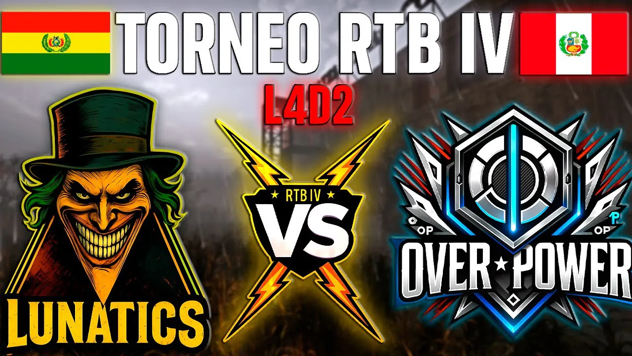 Reproducir: TORNEO RTB IV LEFT 4 DEAD 2 | Lunatics VS OverPower | Bolivia/PE VS Perú | RONDA 1 ETERNA |