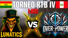 TORNEO RTB IV LEFT 4 DEAD 2 | Lunatics VS OverPower | Bolivia/PE VS Perú | RONDA 1 ETERNA |