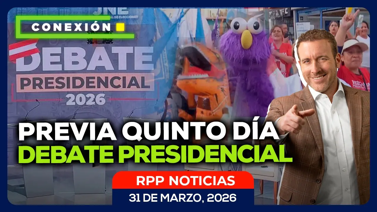 Reproducir: 📲 Previa del quinto día del debate presidencial: llegada de los candidatos #FEEG2026 #CONEXIONRPP