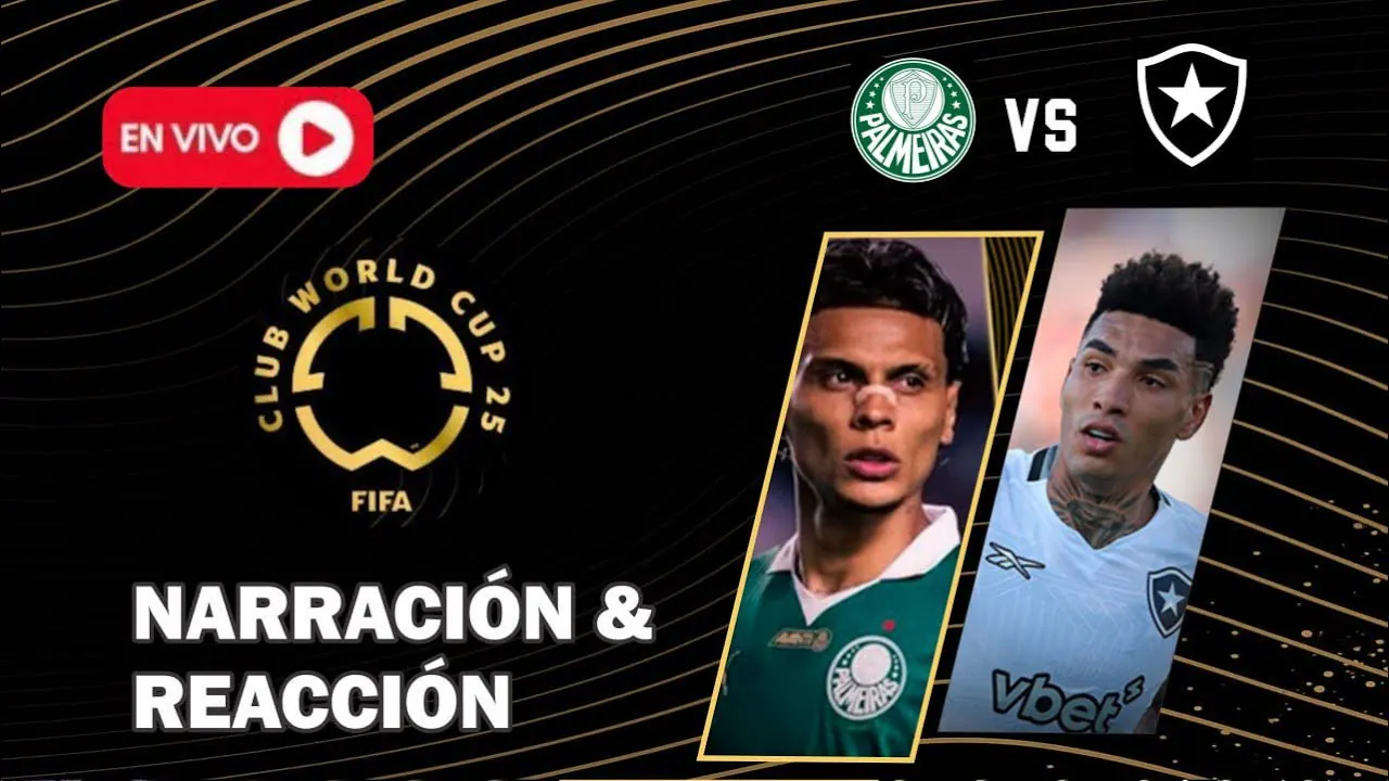 Reproducir: 🔴 PALMEIRAS VS. BOTAFOGO #ENVIVO | COPA MUNDIAL DE CLUBES FIFA – OCTAVOS DE FINAL