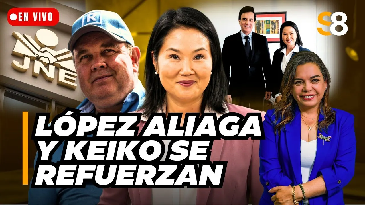 Reproducir: 🟡 KEIKO SE REÚNE CON ESPÁ Y JNE DA LUZ VERDE A LÓPEZ ALIAGA PARA CANDIDATURA | S8