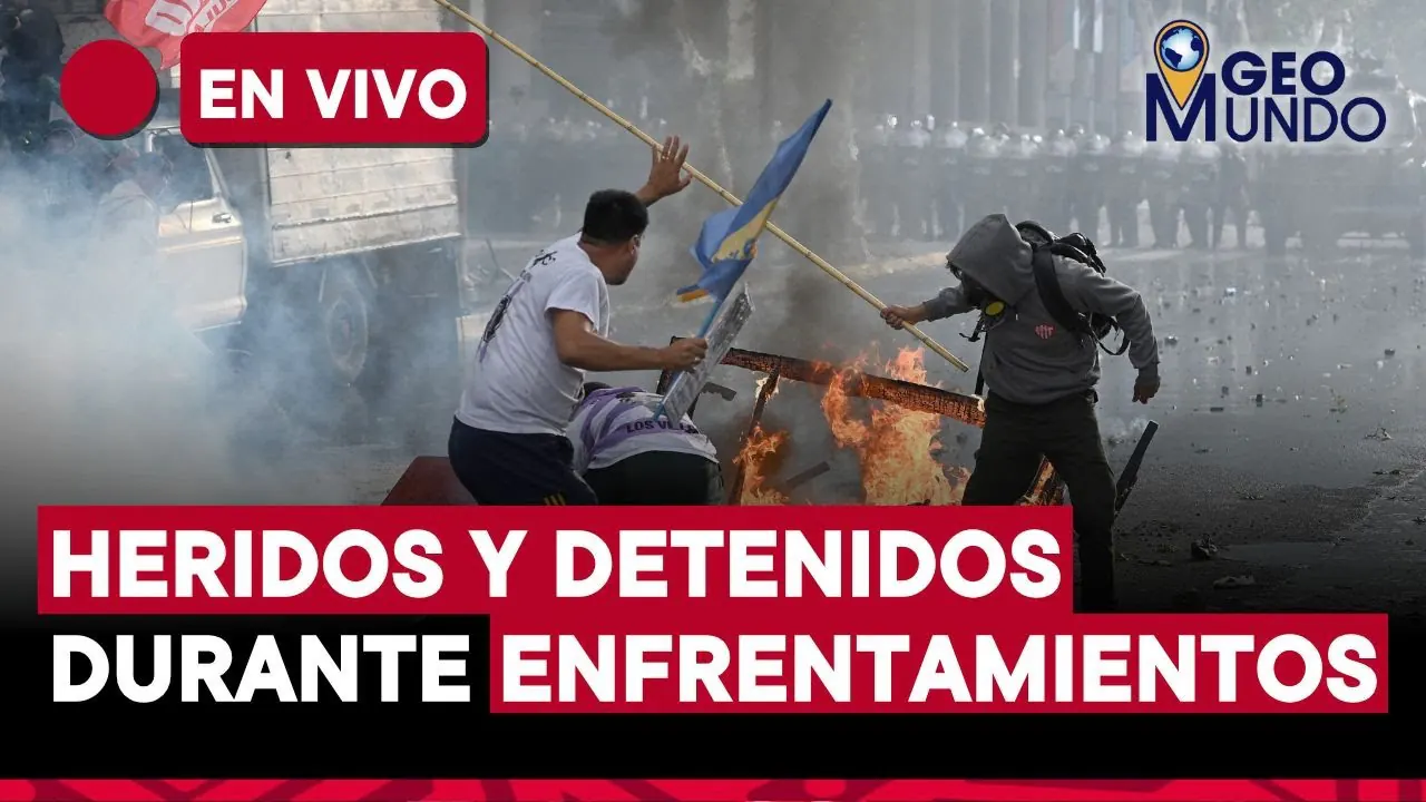 Reproducir: Argentina: violencia en manifestación de apoyo a los jubilados | “Geomundo”