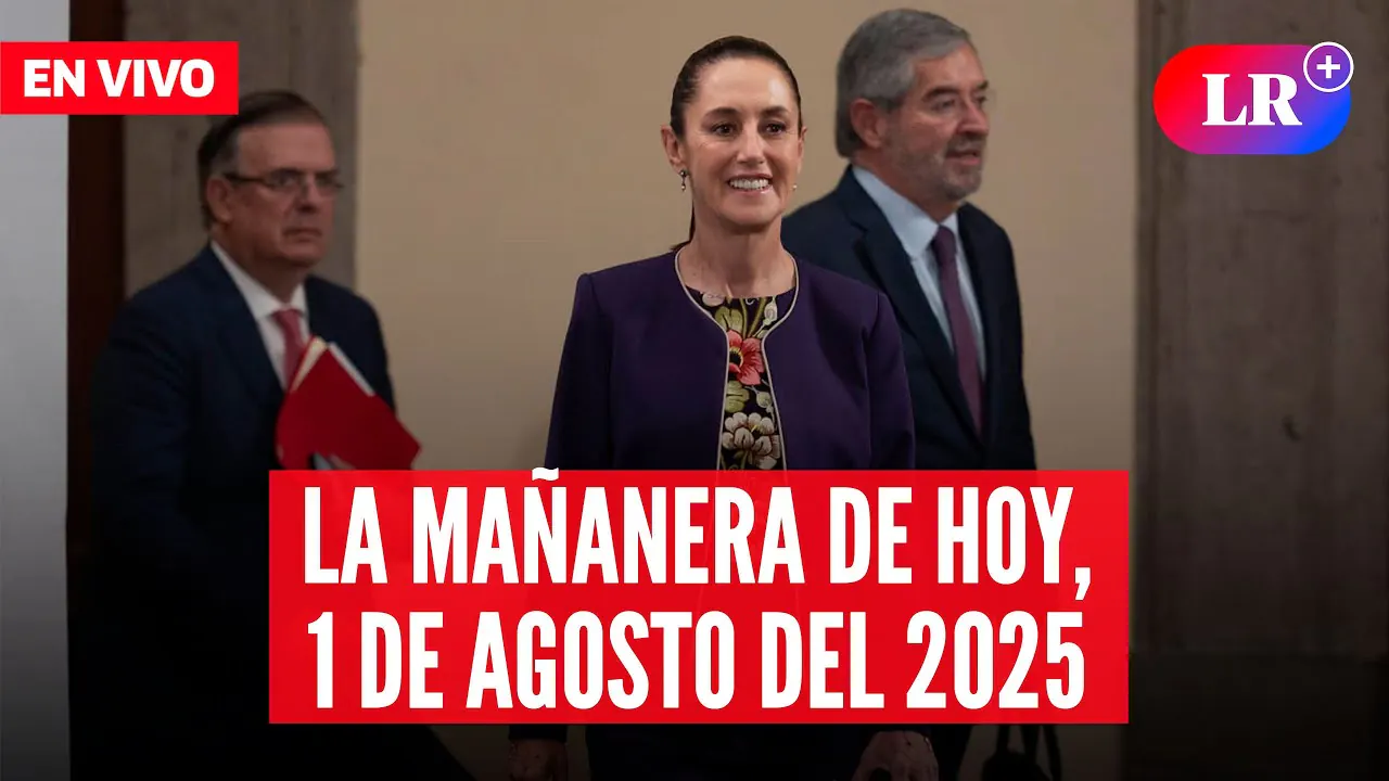 Reproducir: 🔴Claudia Sheinbaum en la Mañanera de hoy, 1 de agosto | #EnDirectoLR