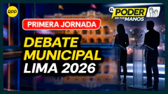 DEBATE MUNICIPAL 2026 LIMA EN VIVO Primera jornada con candidatos frente a frente