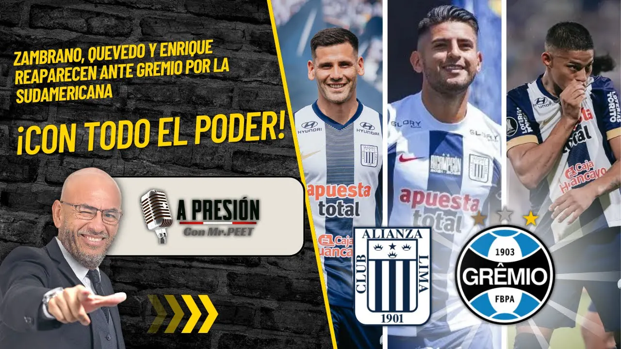 Reproducir: ¡Regresan los pilares! Zambrano, Quevedo y Enrique titulares ante Gremio