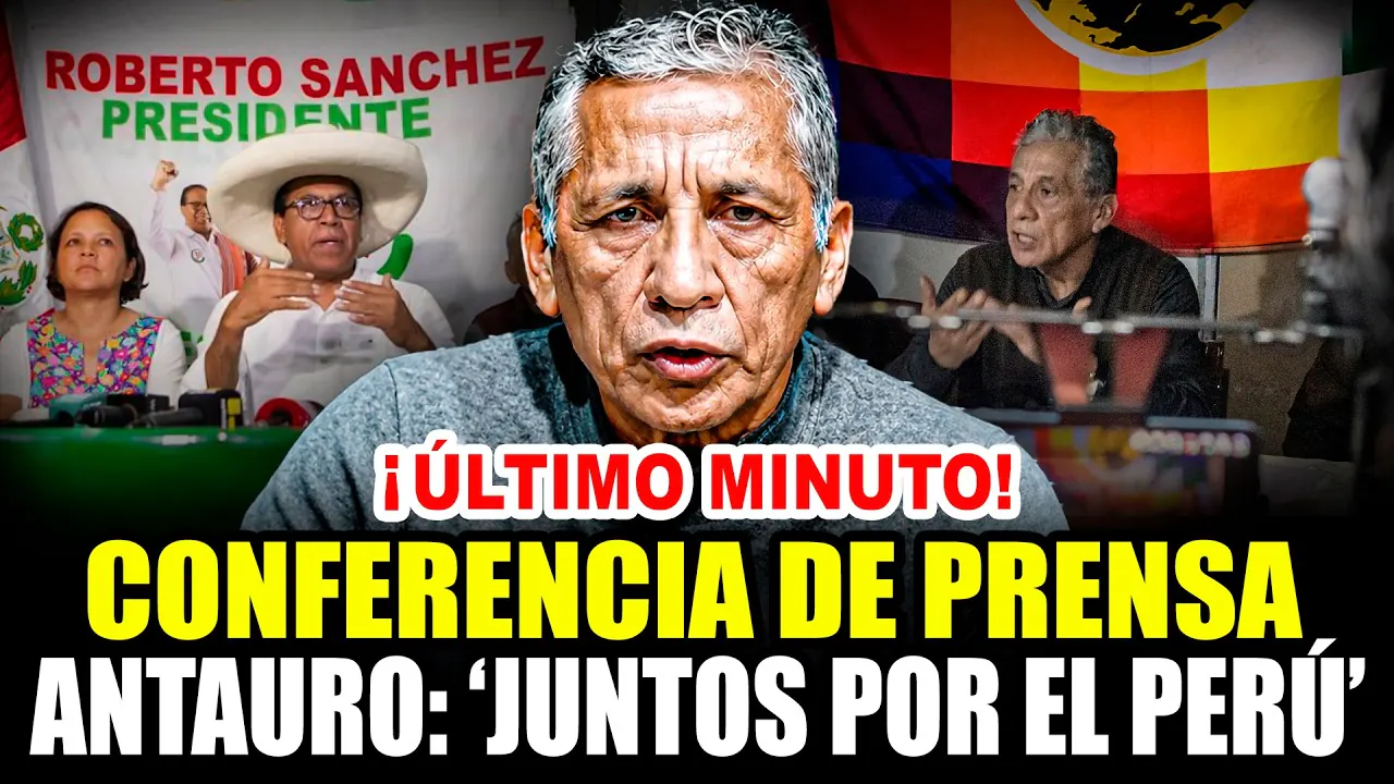 Reproducir: 🔴¡ÚLTIMO MINUTO! ANTAURO SE PRONUNCIA SOBRE SU VINCULO CON JUNTOS POR EL PERÚ 25/05